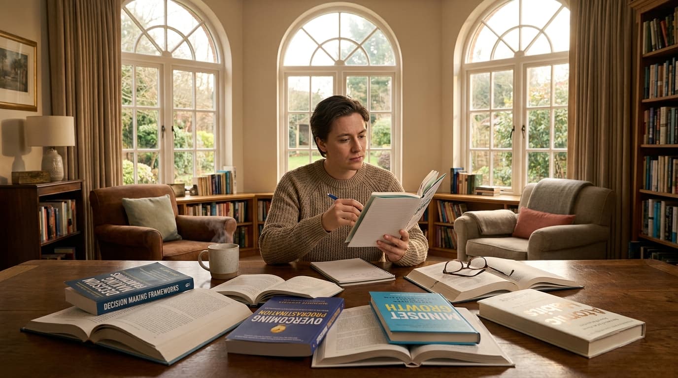 Compare & Apply: Decision Making Books, Best Reads for Procrastination, and Mindset Growth
