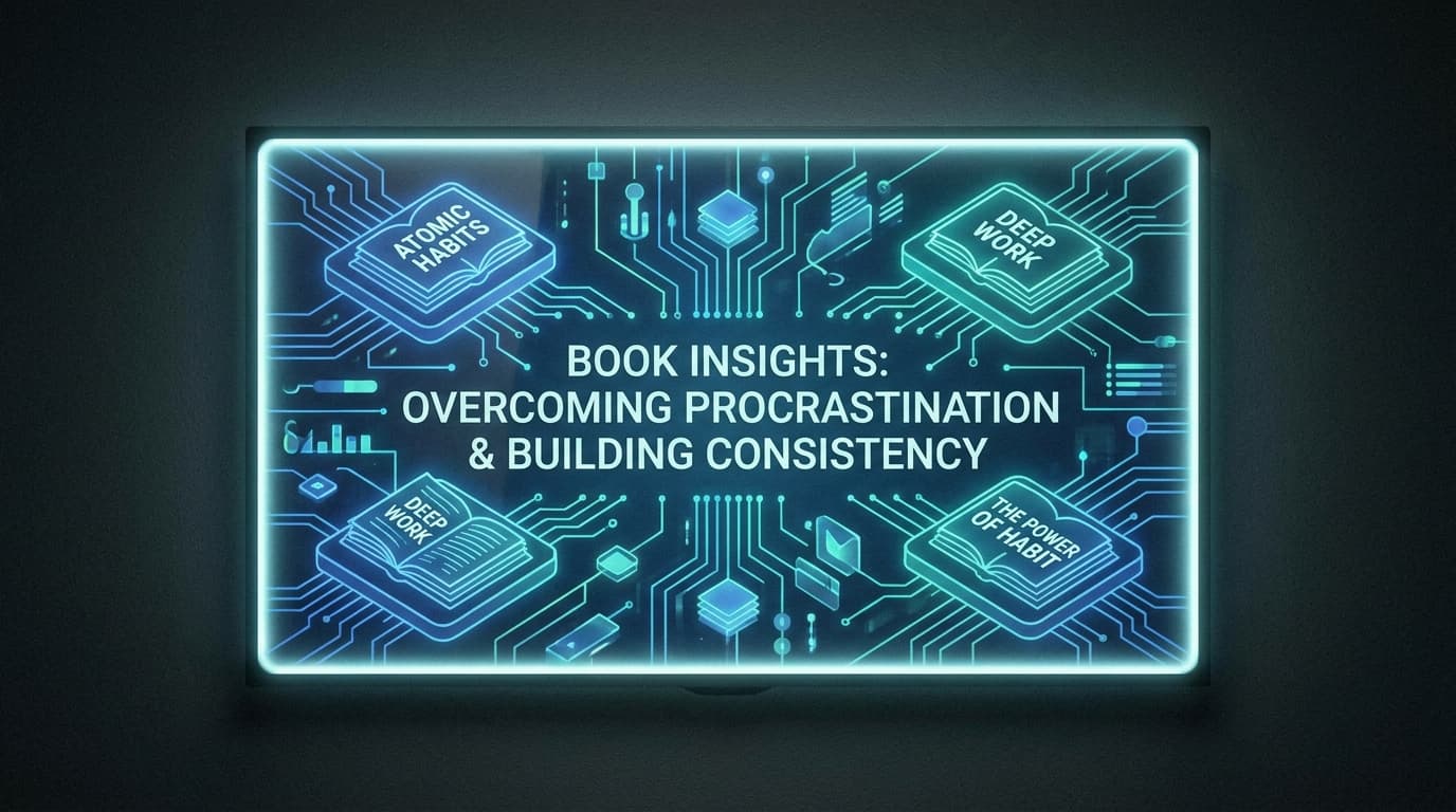 The Best Books for Overcoming Procrastination and Building Consistency
