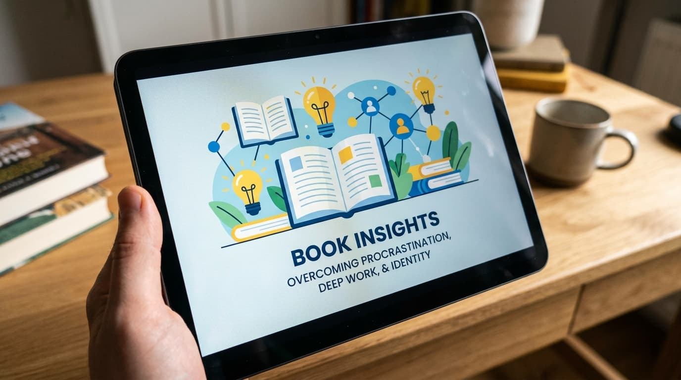 Best Books for Overcoming Procrastination, Deep Work, and Finding Your Identity