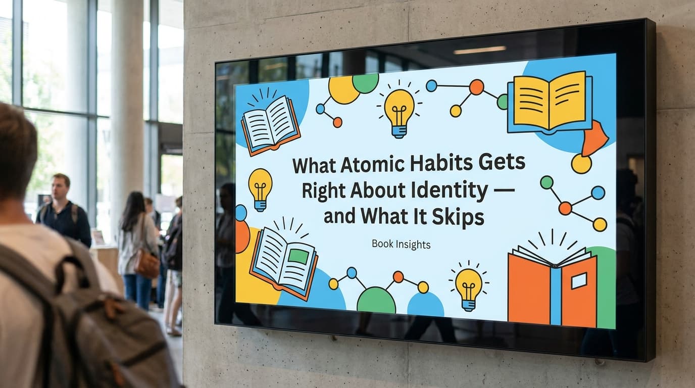 What Atomic Habits Gets Right About Identity — and What It Skips