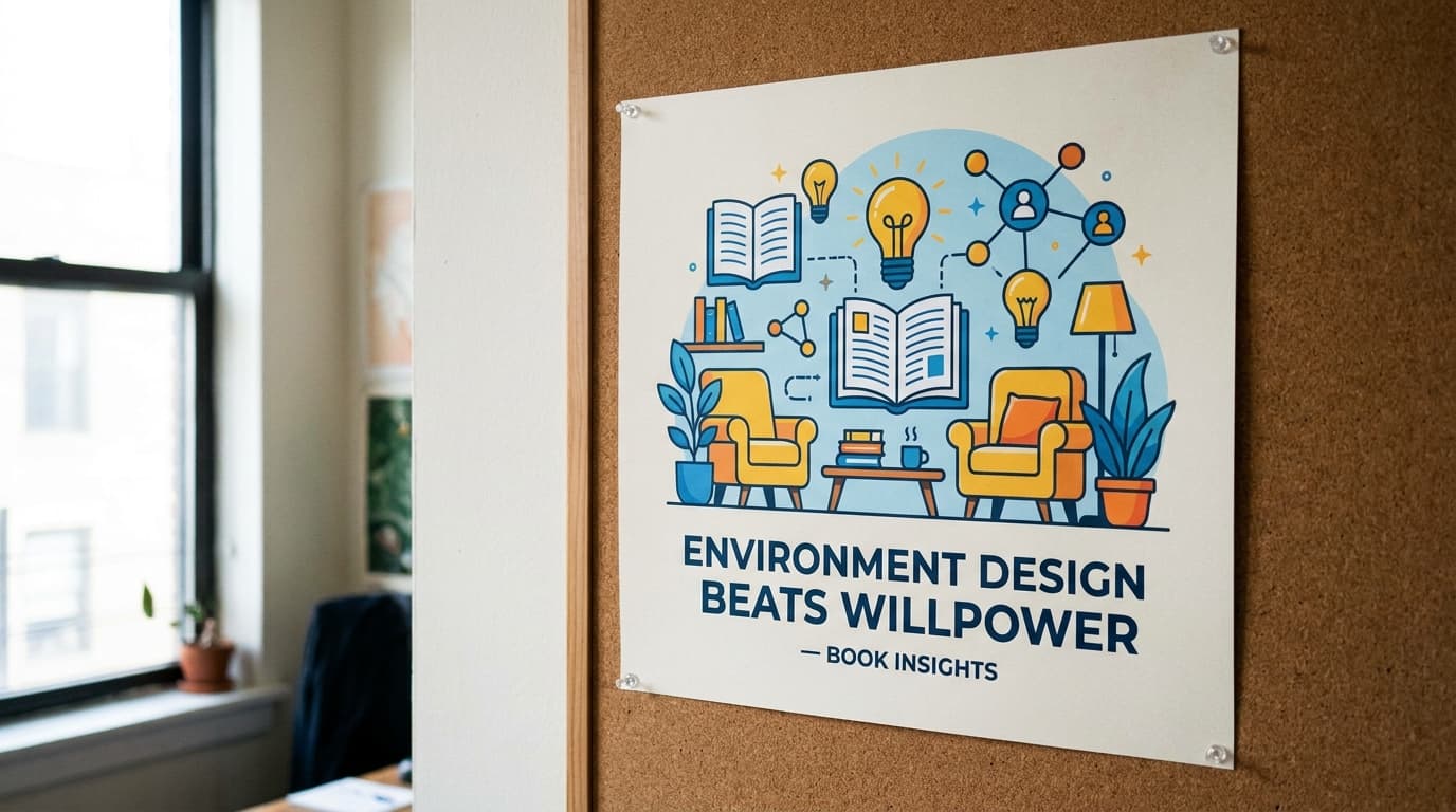 Environment Design Beats Willpower — Here's What That Looks Like in a Small Apartment