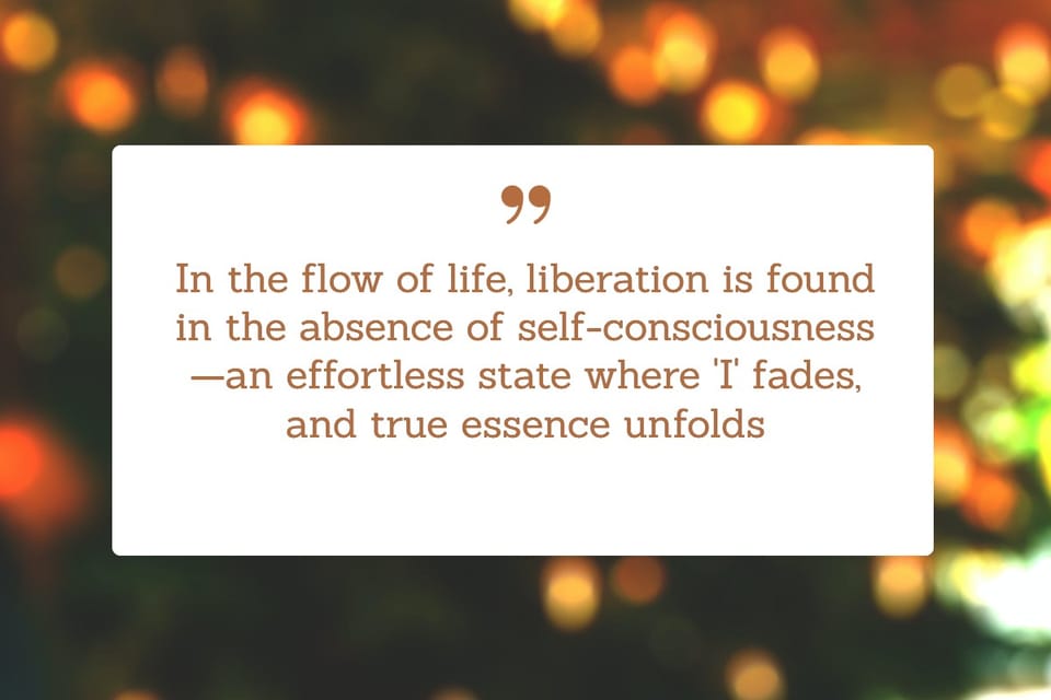 Flow: The Loss of Self-Consciousness