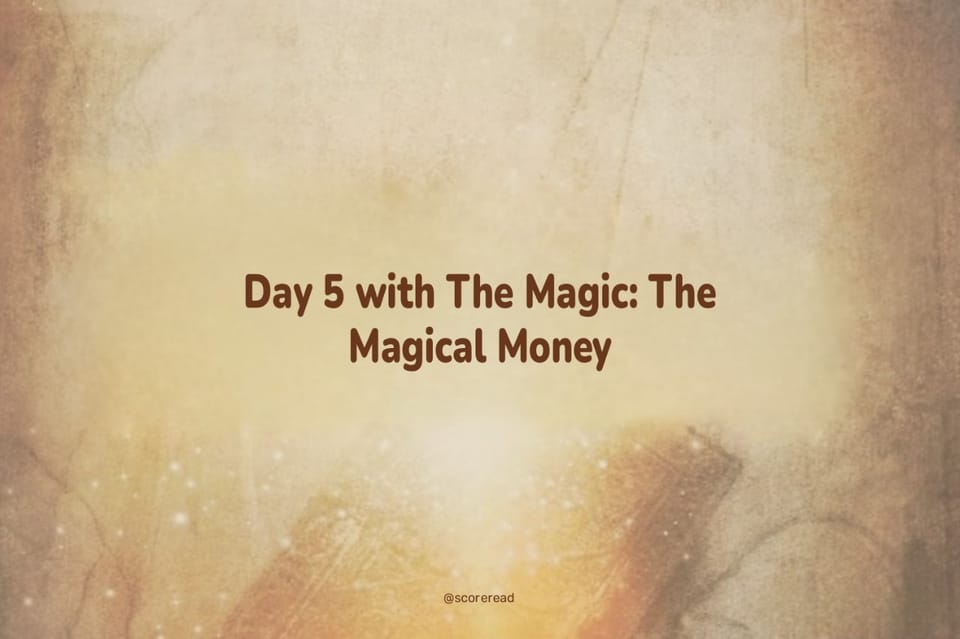 Day 5 with The Magic: The Magical Money